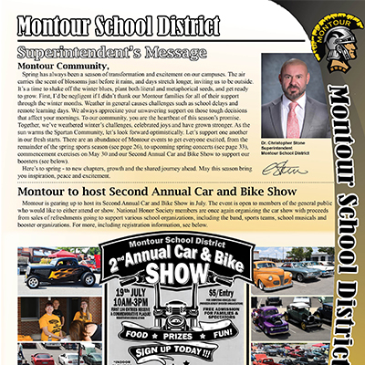 Montour School Newsletter -April_May 2025